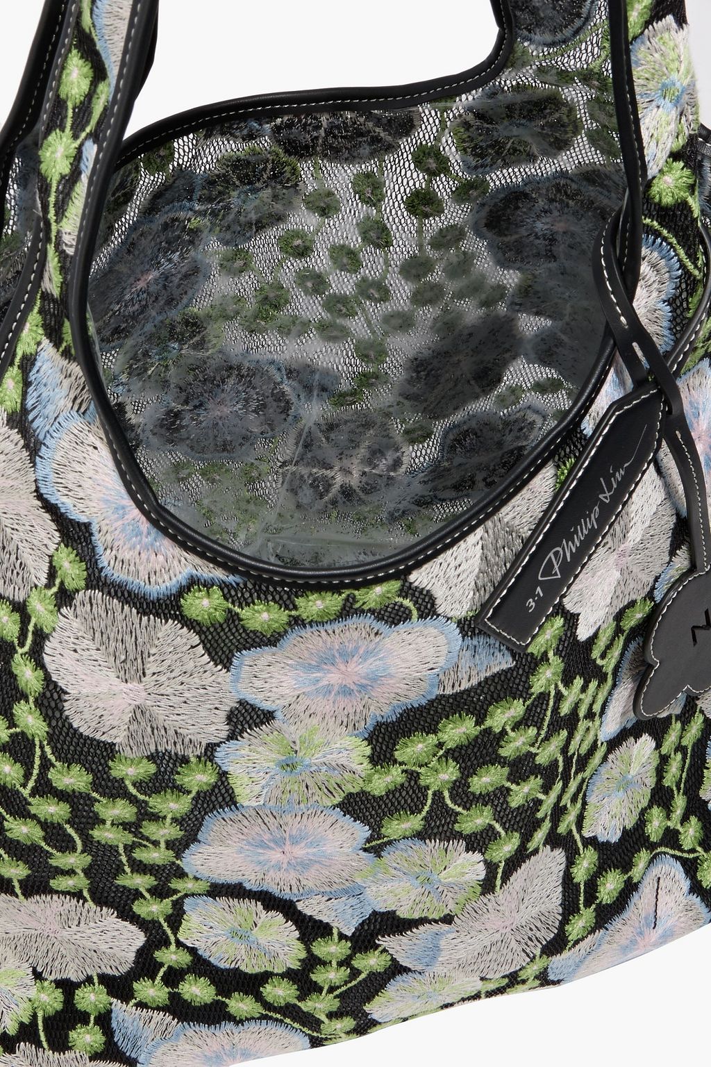 3.1 PHILLIP LIM Embroidered vinyl tote