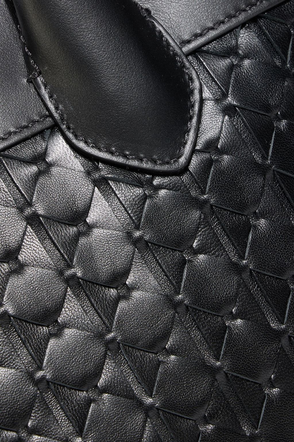 SERAPIAN Lorelei woven leather tote