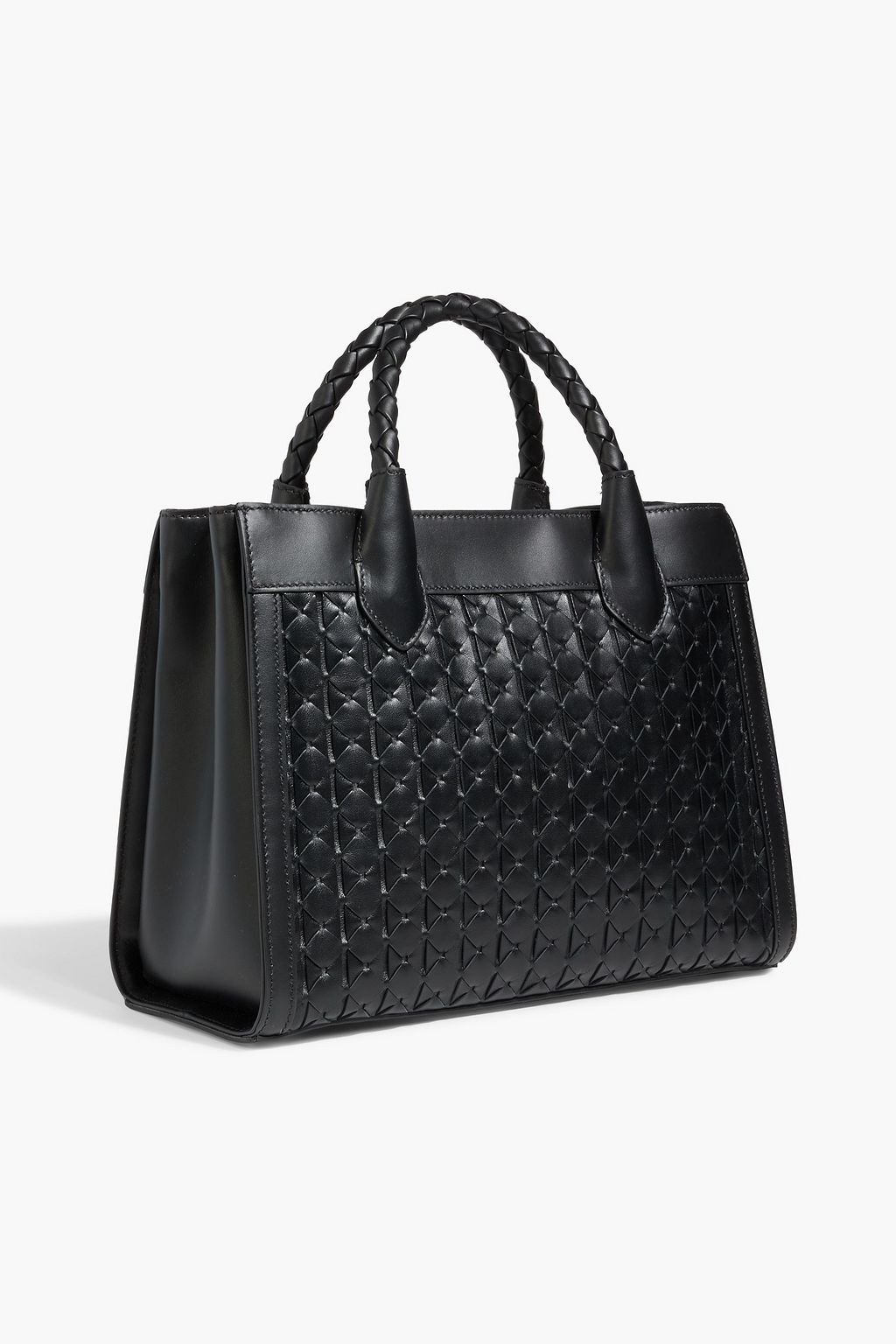 SERAPIAN Lorelei woven leather tote