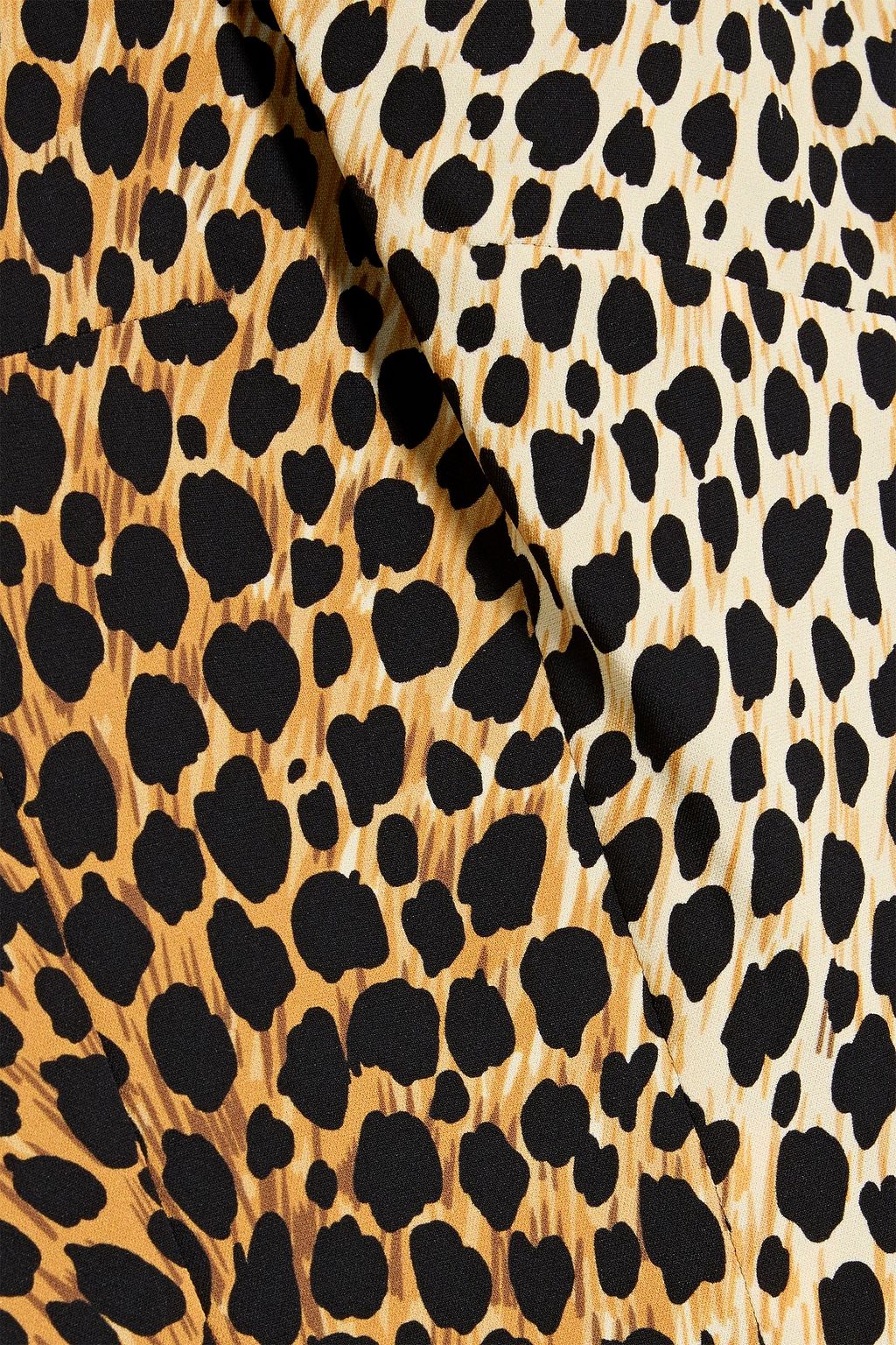 DOLCE&GABBANA Leopard-print silk-blend midi dress