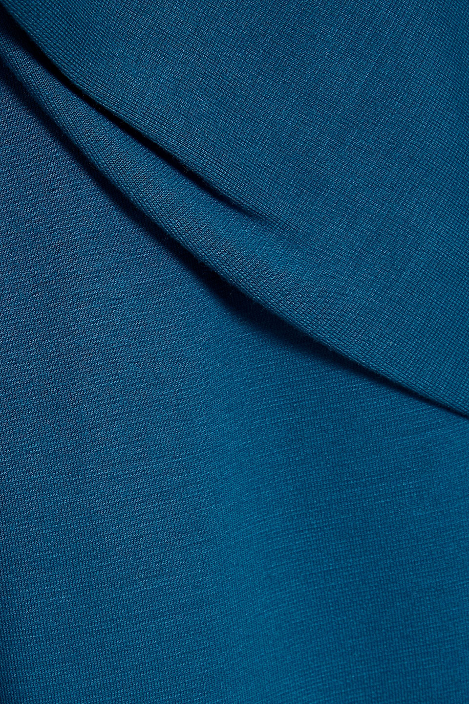 Diane Von Furstenberg Finan Mesh-paneled Stretch-jersey Midi Dress In Blue