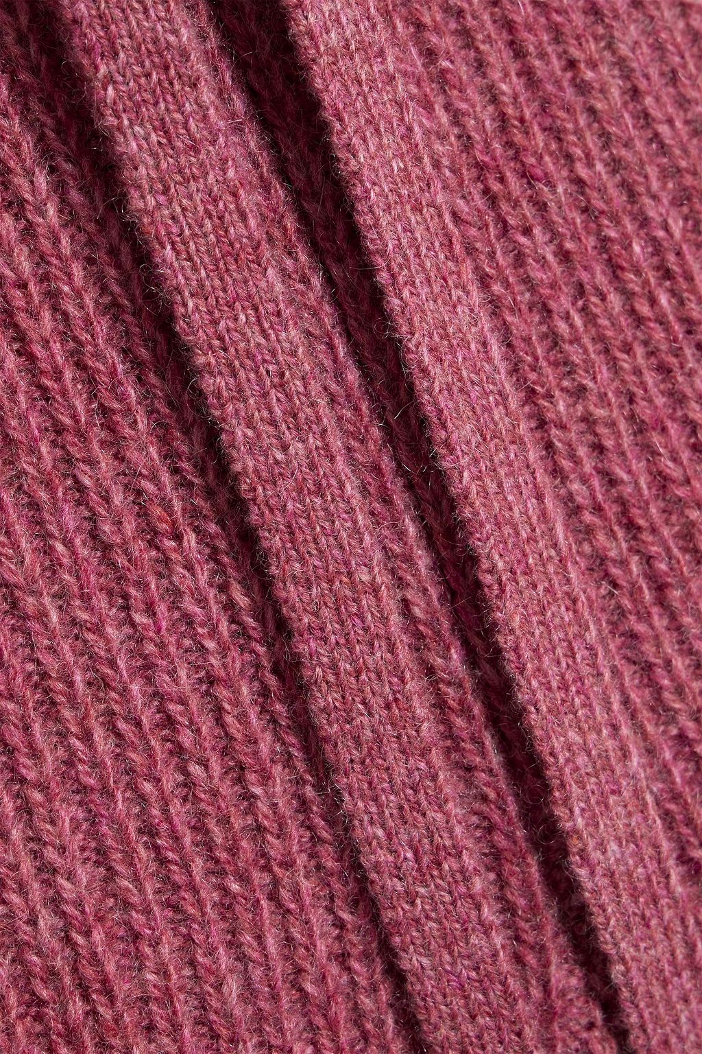 THE ELDER STATESMAN Ribbed cashmere track pants