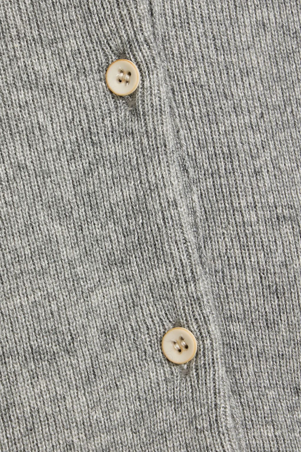 THE ELDER STATESMAN Delicash ribbed cashmere and silk-blend cardigan