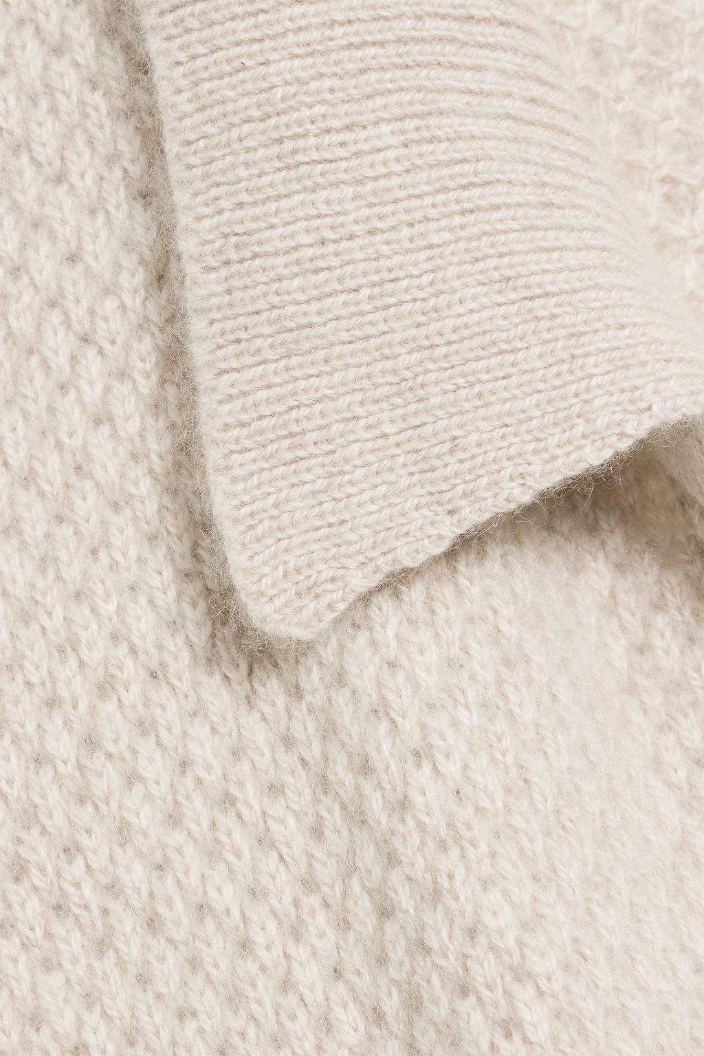 THE ELDER STATESMAN Textured-knit cashmere cardigan