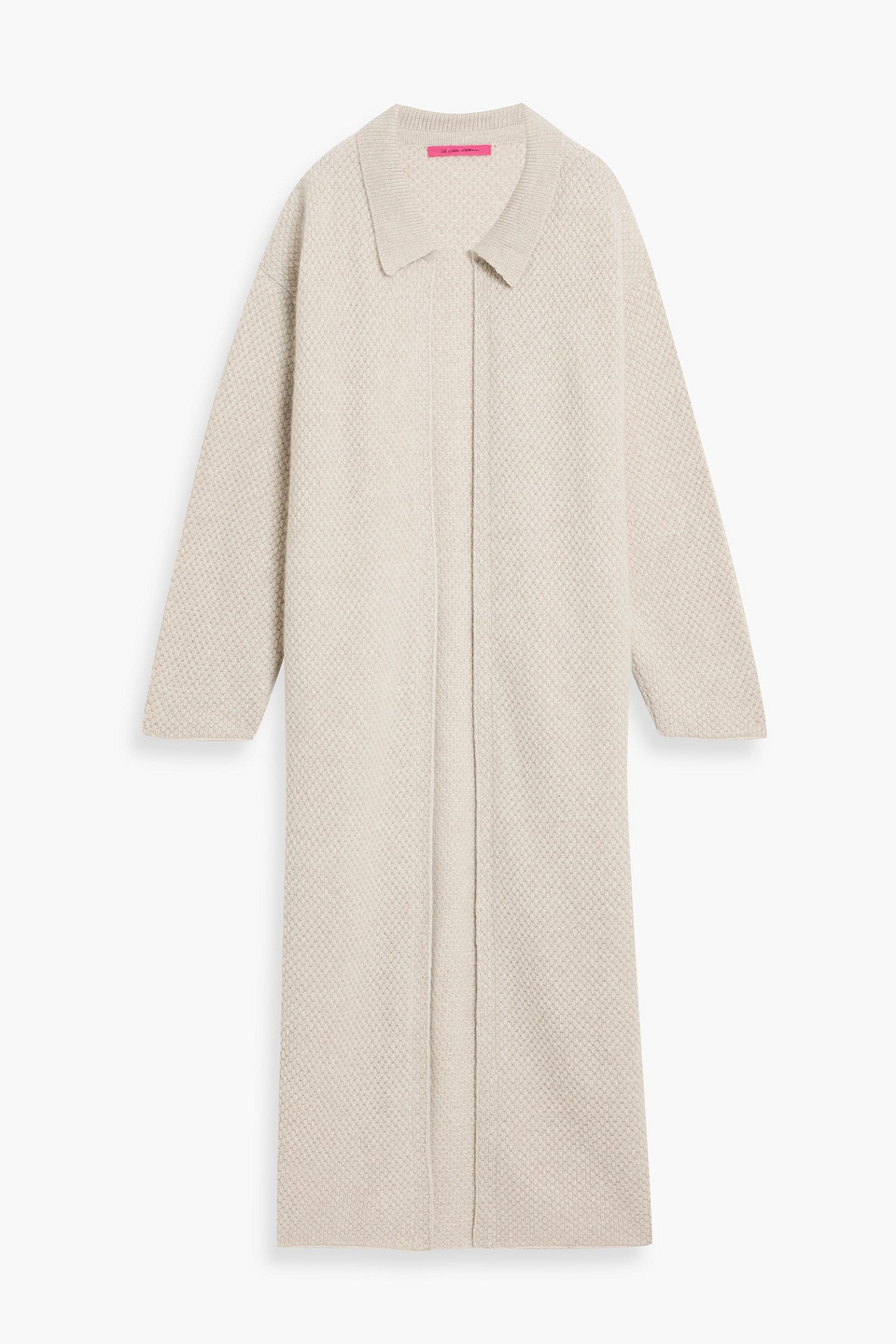 The Elder Statesman Textured-knit Cashmere Cardigan In Neutral