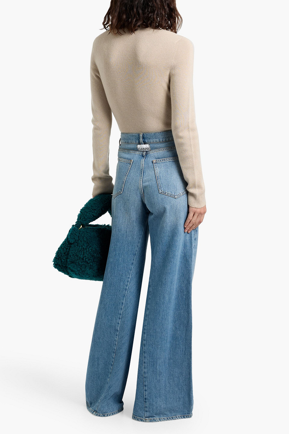 The Elder Statesman Delicash Ribbed Cashmere And Silk-blend Turtleneck Sweater In Neutral
