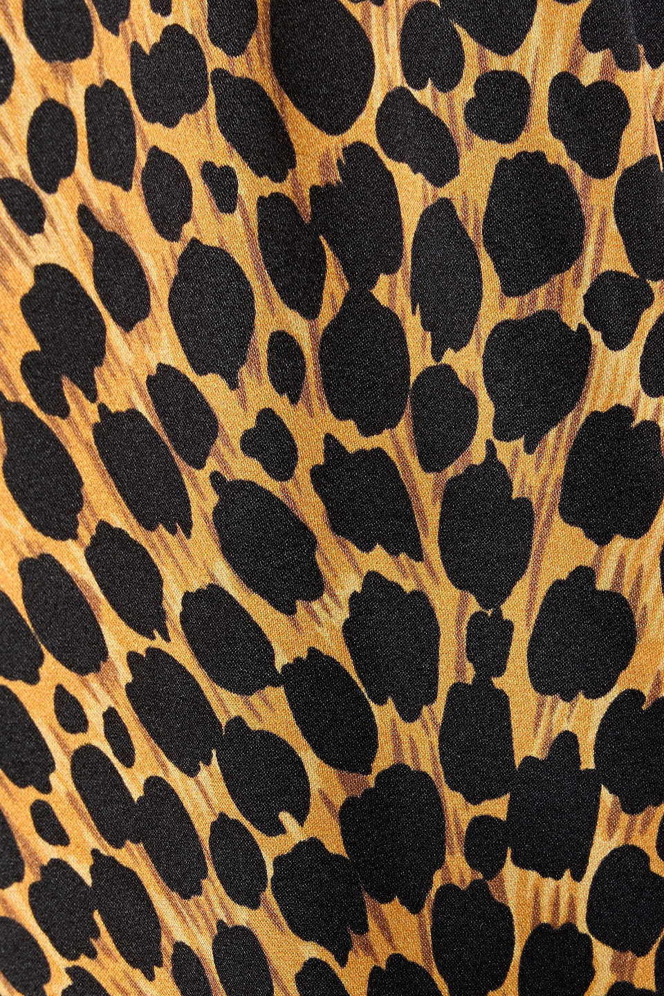 Dolce & Gabbana Leopard-print Silk-blend Satin Jumpsuit In Brown