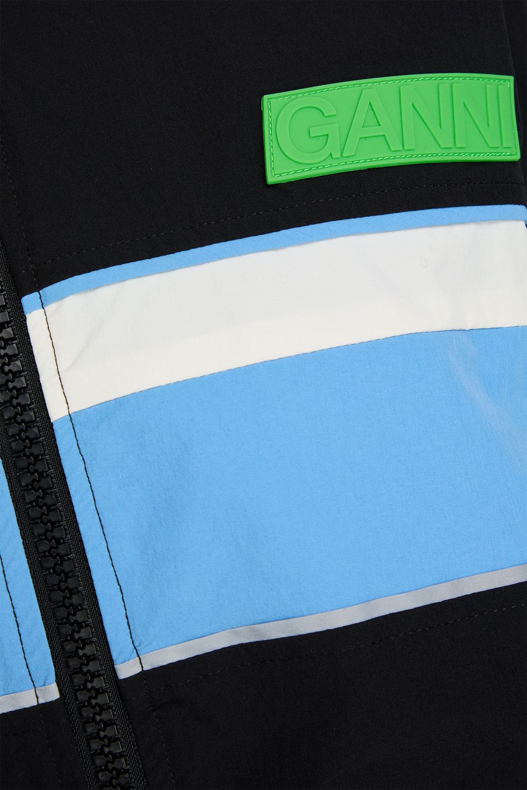 GANNI シェル トラックジャケット カラーブロック