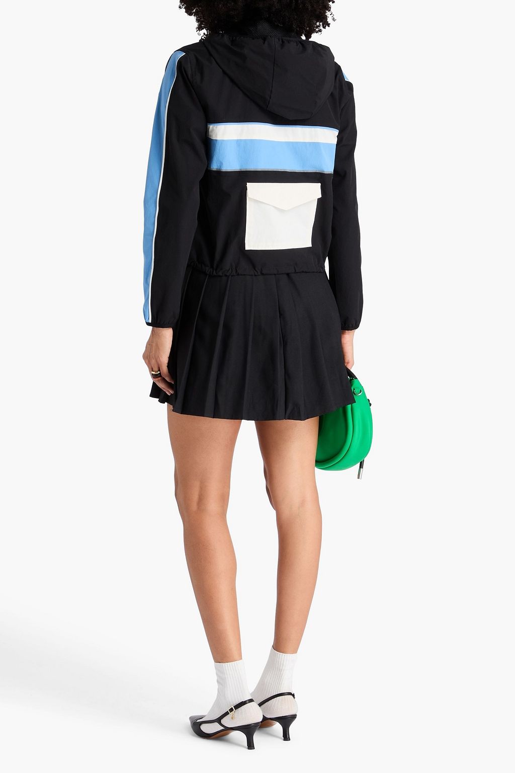 GANNI シェル トラックジャケット カラーブロック