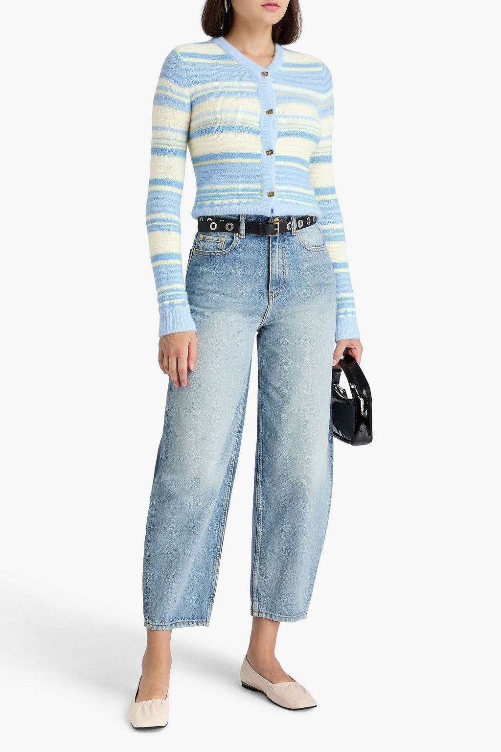 GANNI Intarsia cardigan