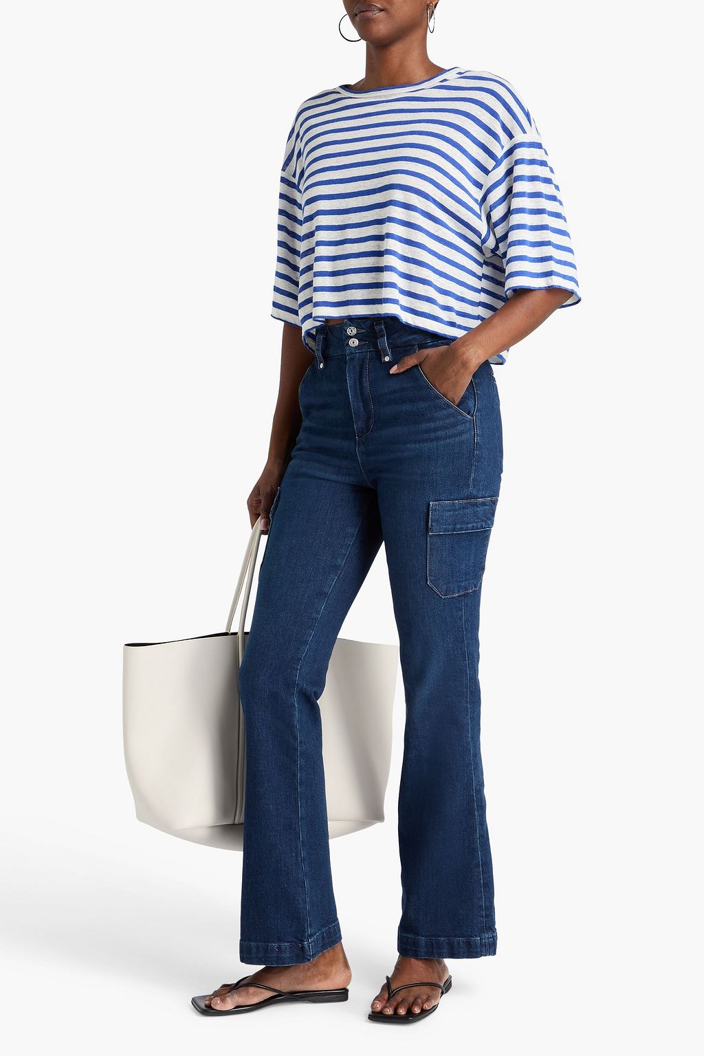 PAIGE Dion high-rise cargo jeans