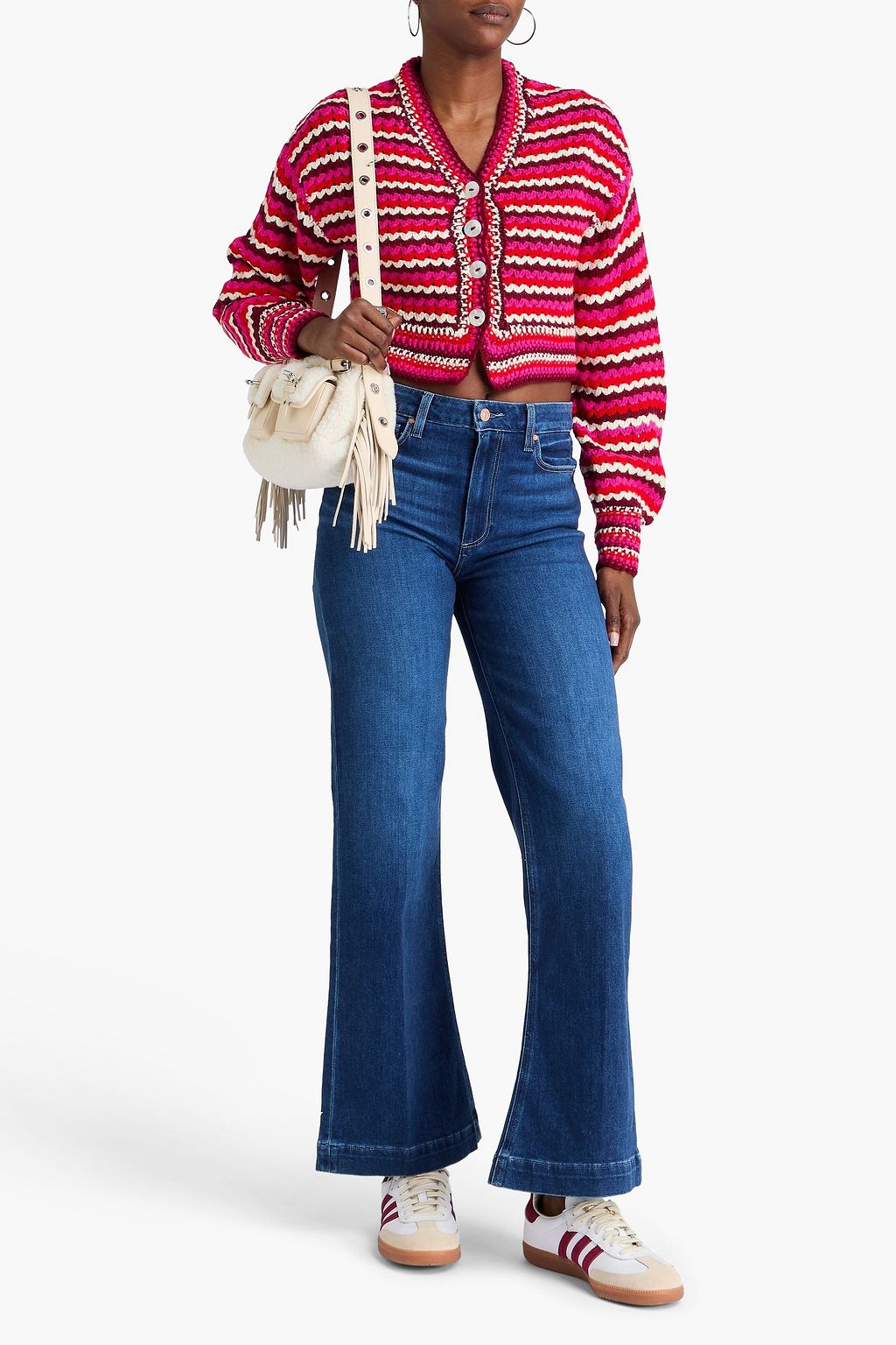 PAIGE Leenah high-rise wide-leg jeans