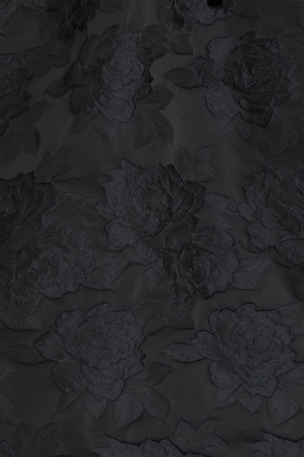 GANNI Floral-jacquard mini dress