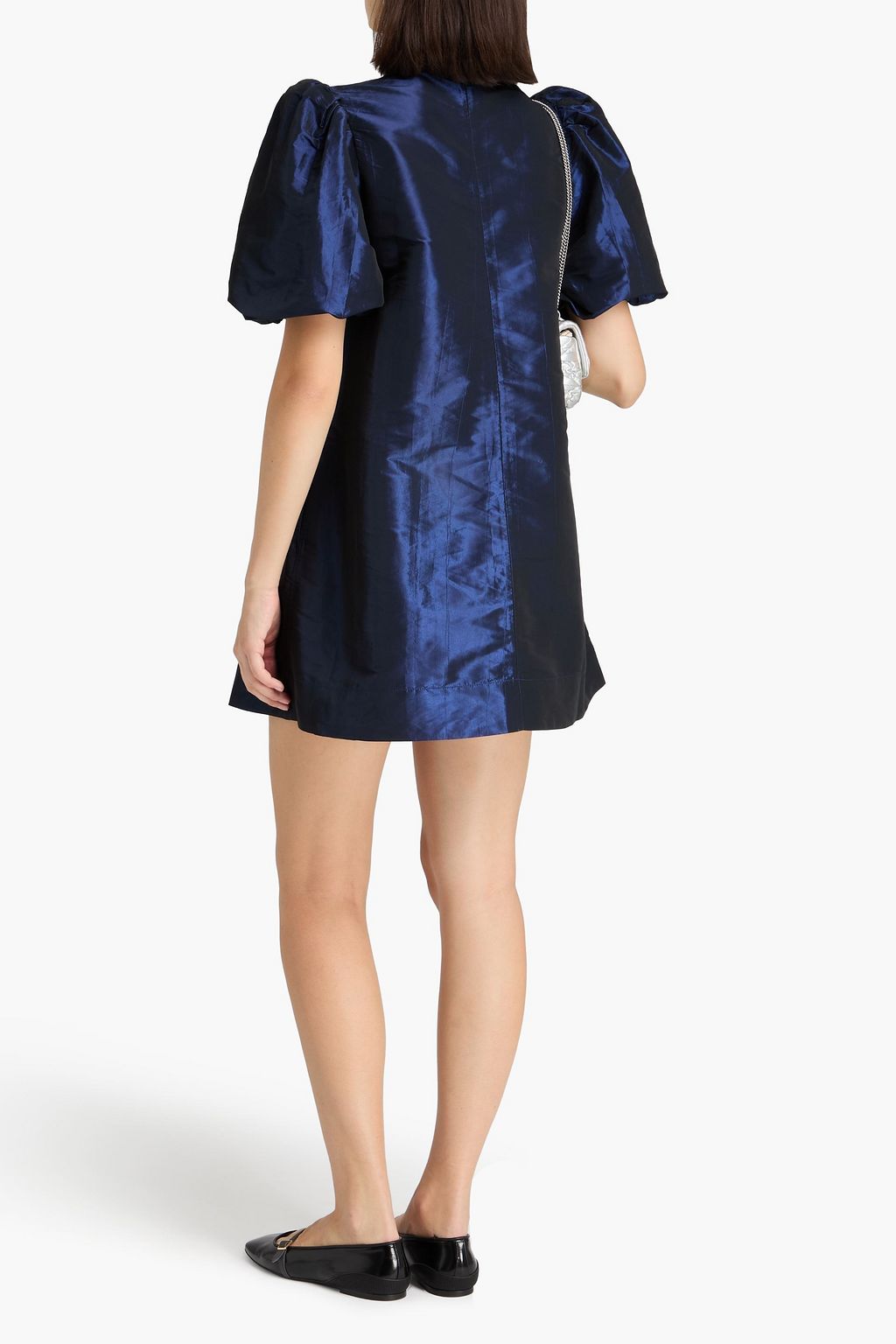 GANNI Taffeta mini dress