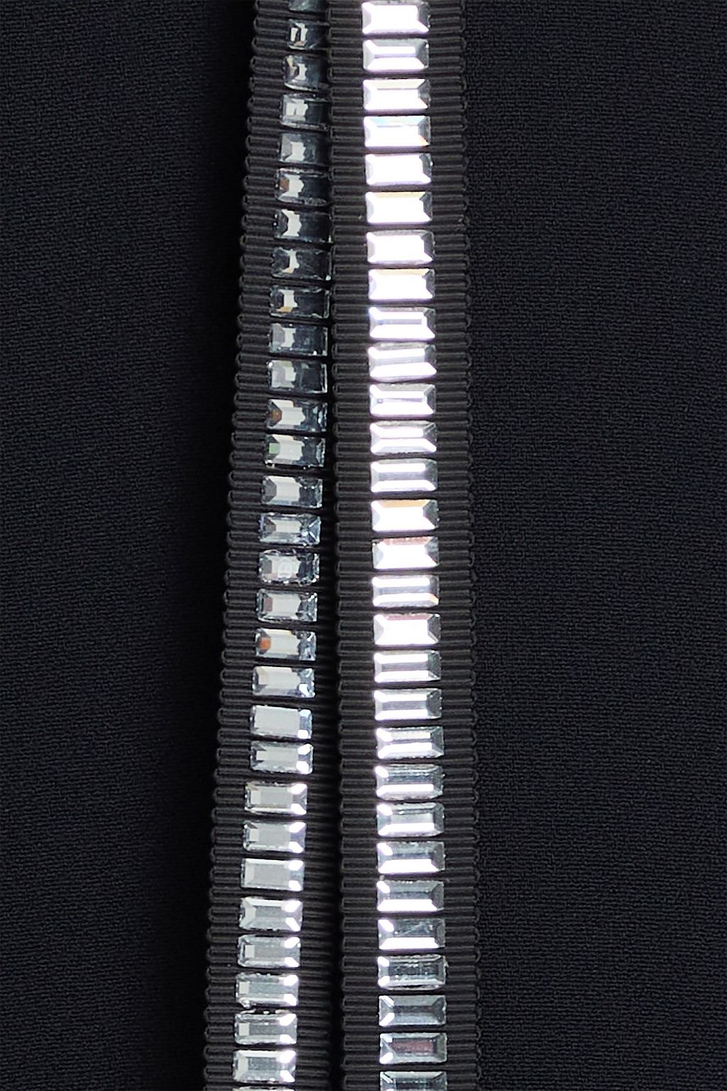 DAVID KOMA Crystal-embellished crepe mini dress