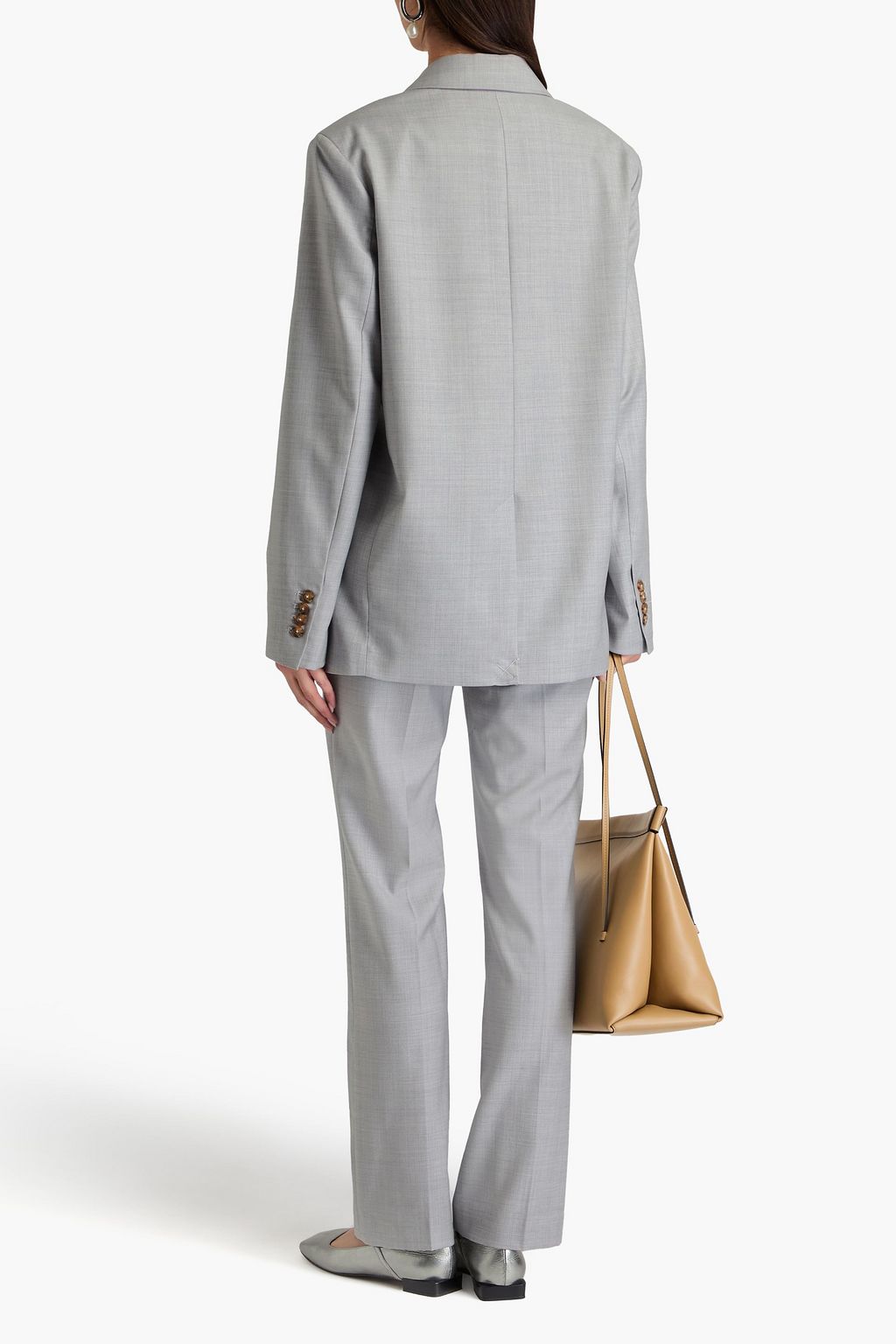 LOULOU STUDIO Donau double-breasted wool-twill blazer