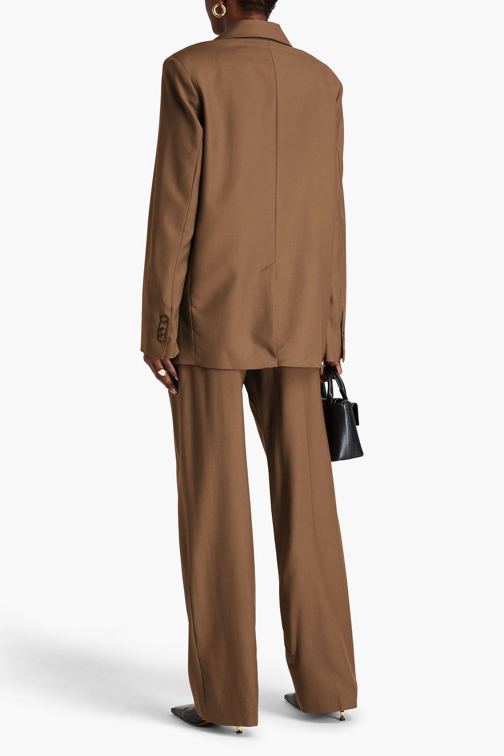 LOULOU STUDIO Donau double-breasted wool-twill blazer