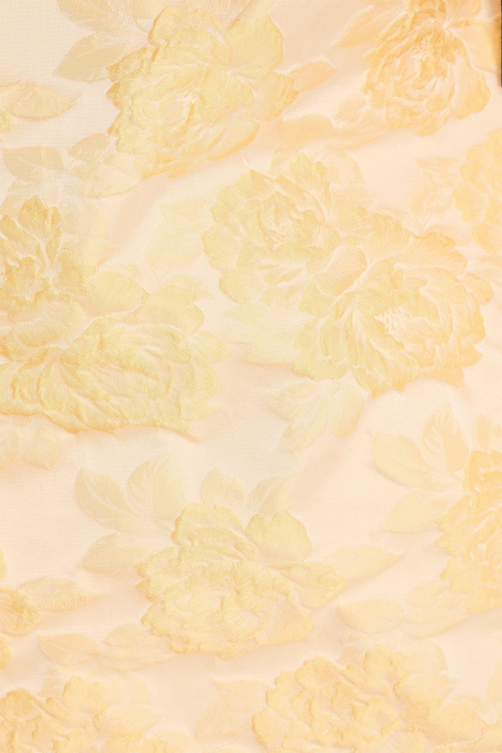 GANNI Floral-jacquard mini dress