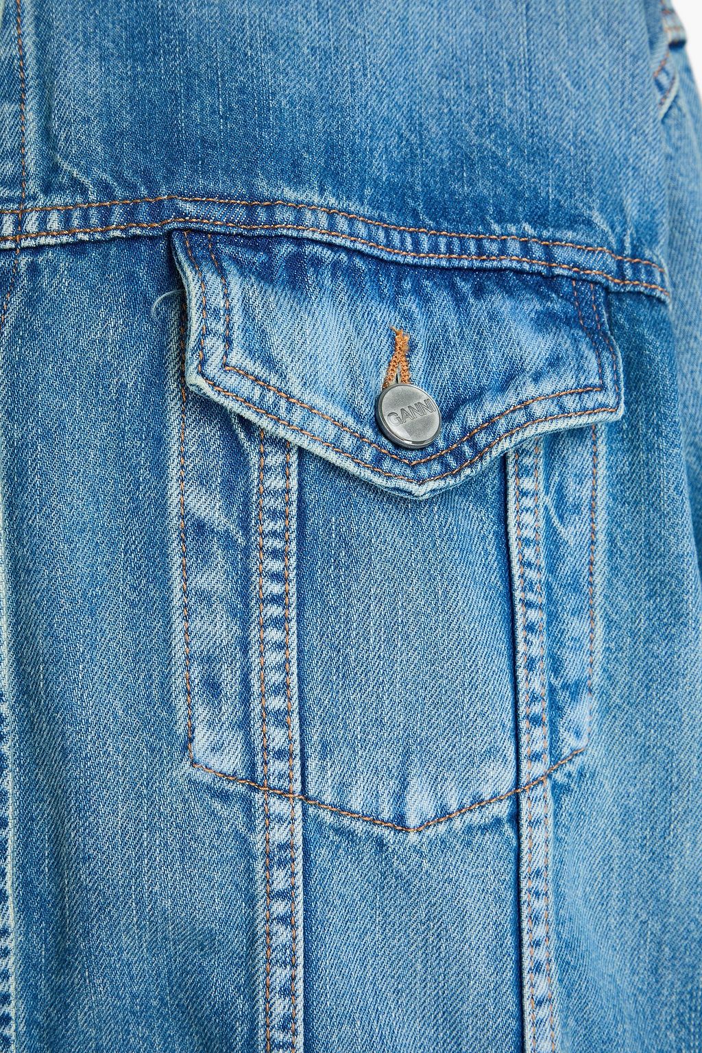 GANNI Oversized denim jacket