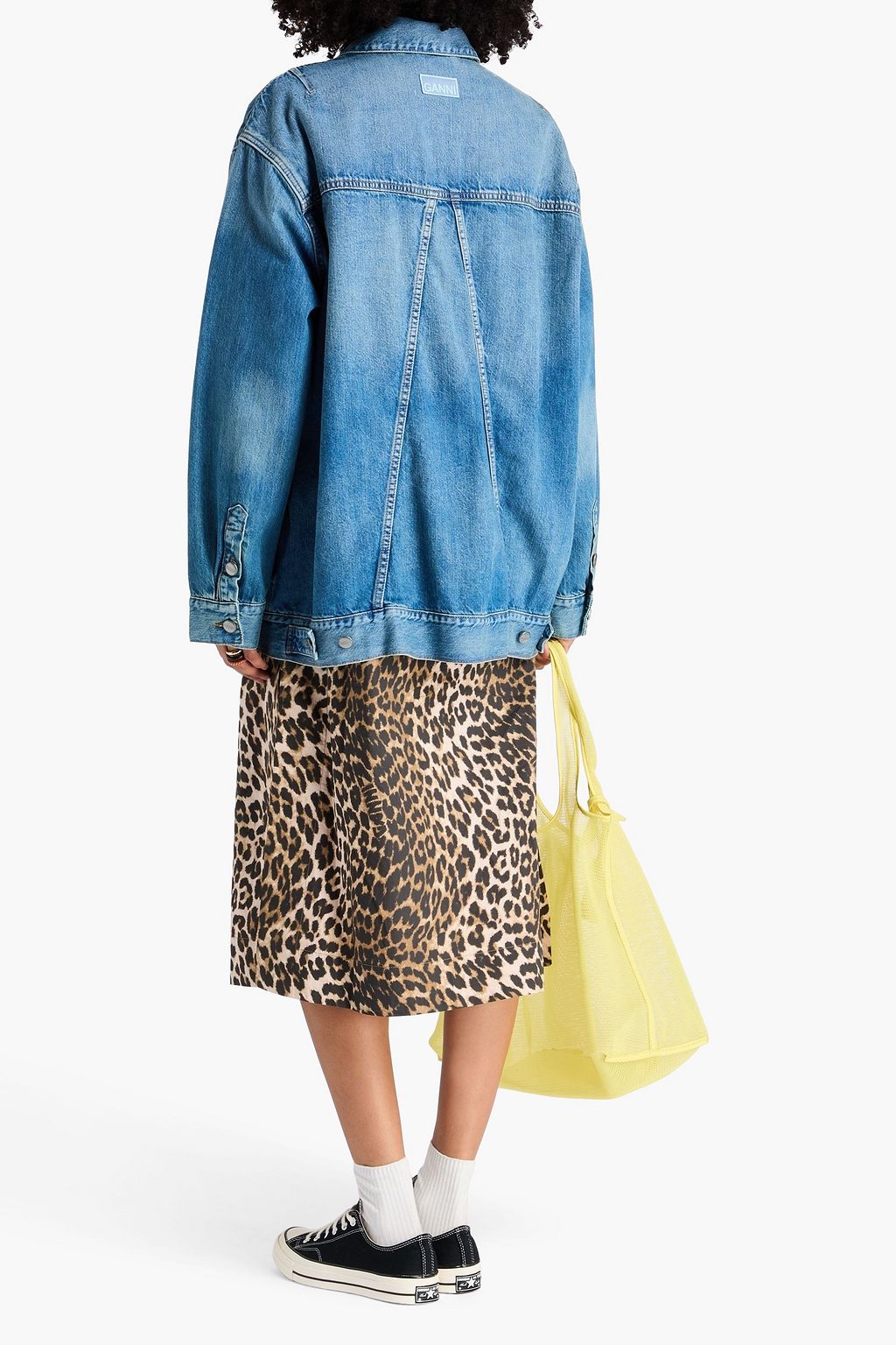 GANNI Oversized denim jacket