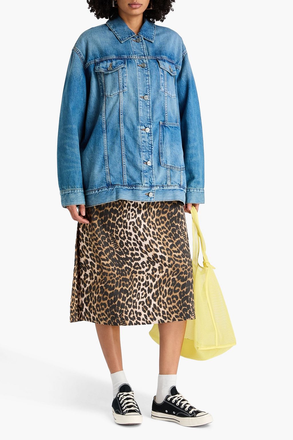 GANNI Oversized denim jacket