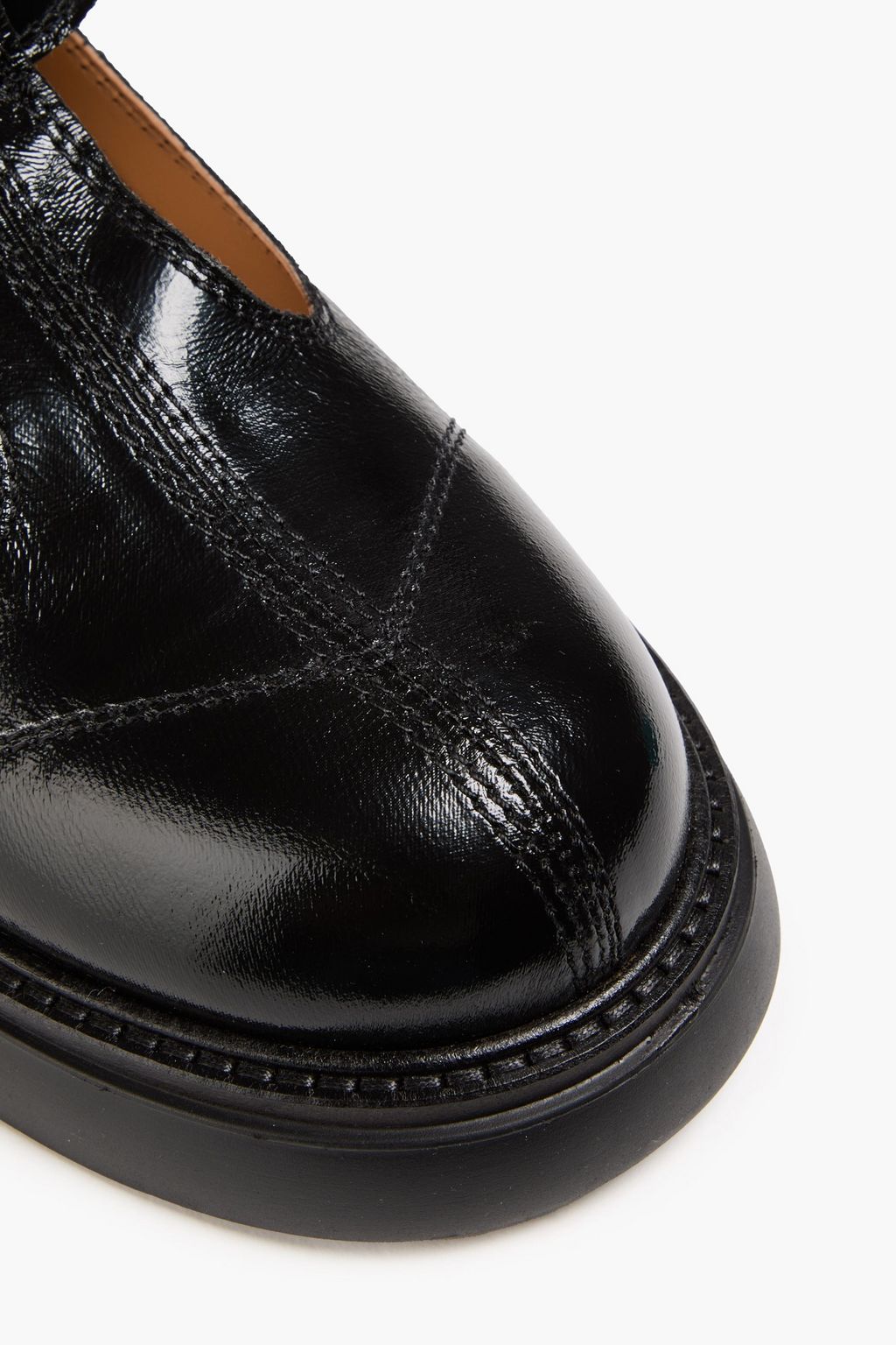 GANNI Buckled Mary Jane flats