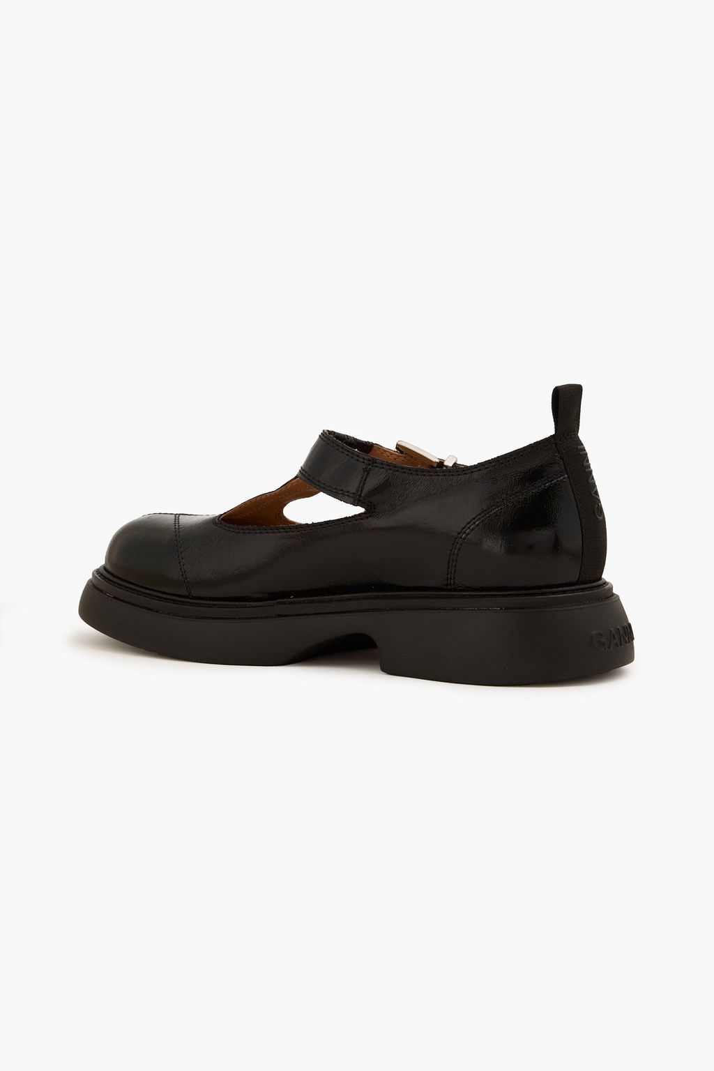 GANNI Buckled Mary Jane flats