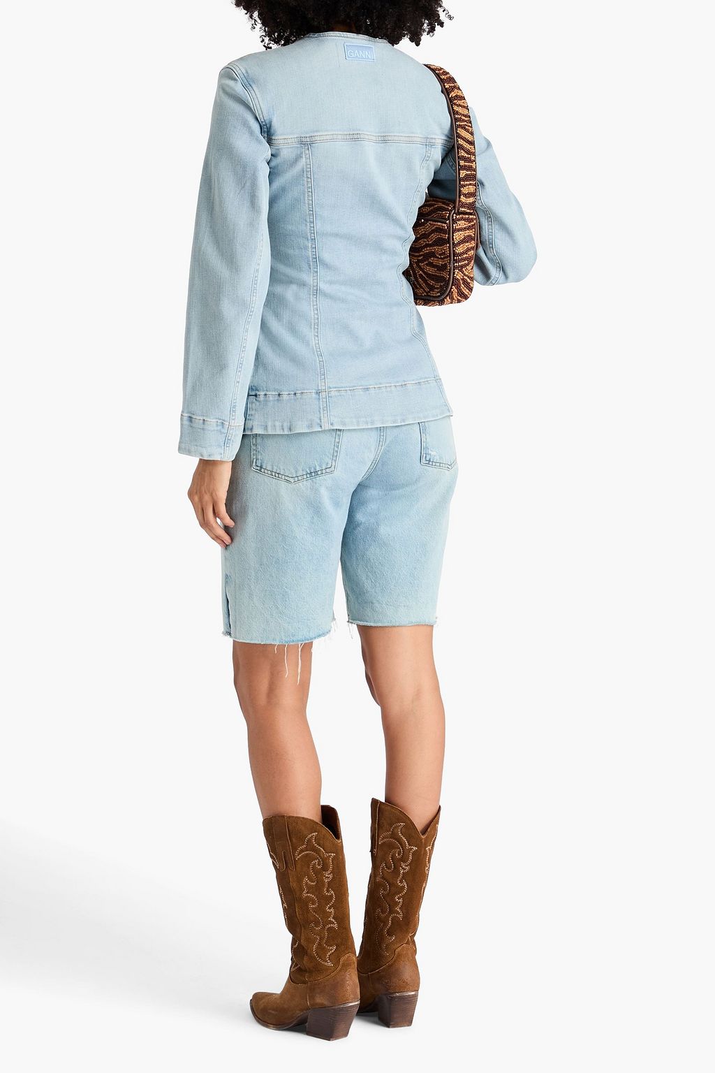 GANNI Denim blazer