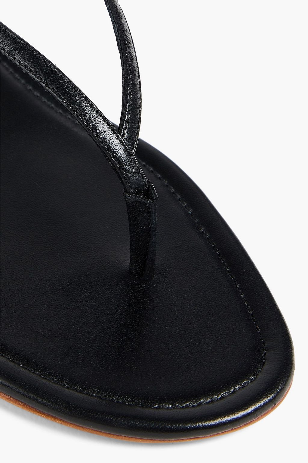 GABRIELA HEARST صندل "جيا" من الجلد مزود بحزام خلفي