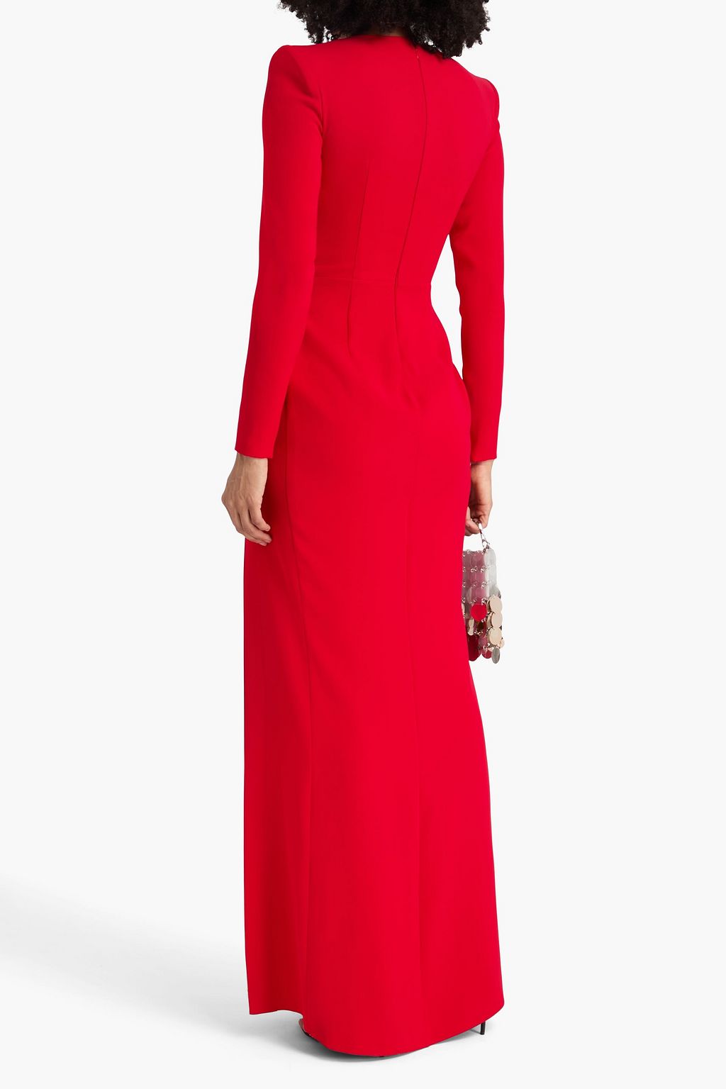 ZUHAIR MURAD Wrap-effect crepe gown