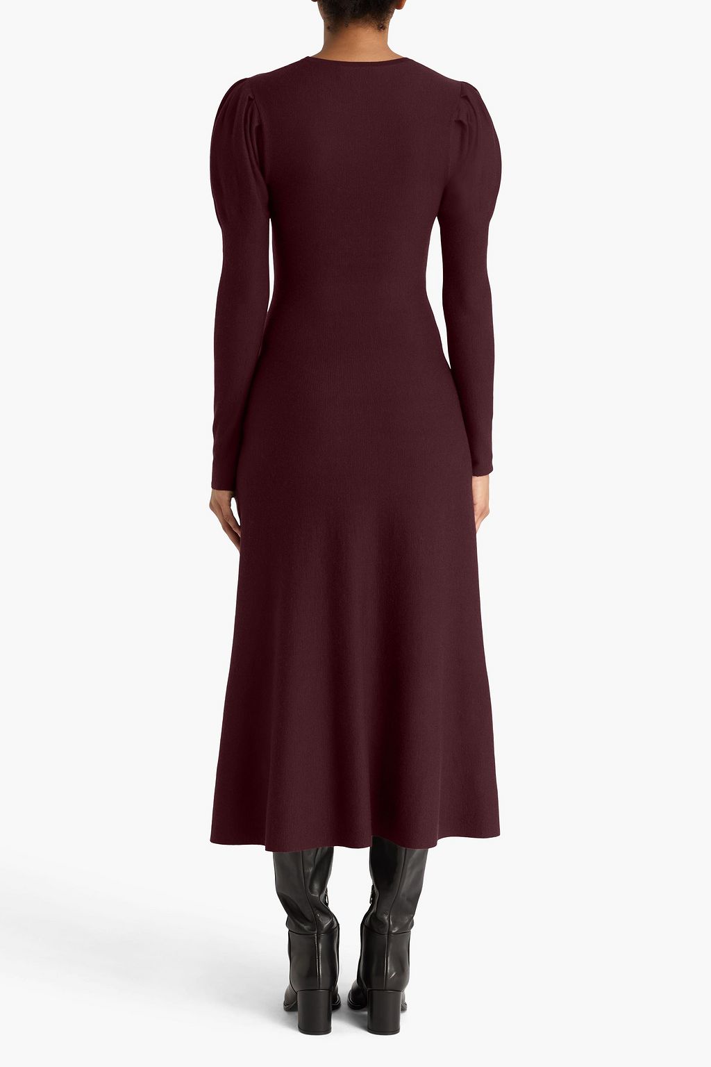 GABRIELA HEARST Hannah merino wool and cashmere-blend midi dress