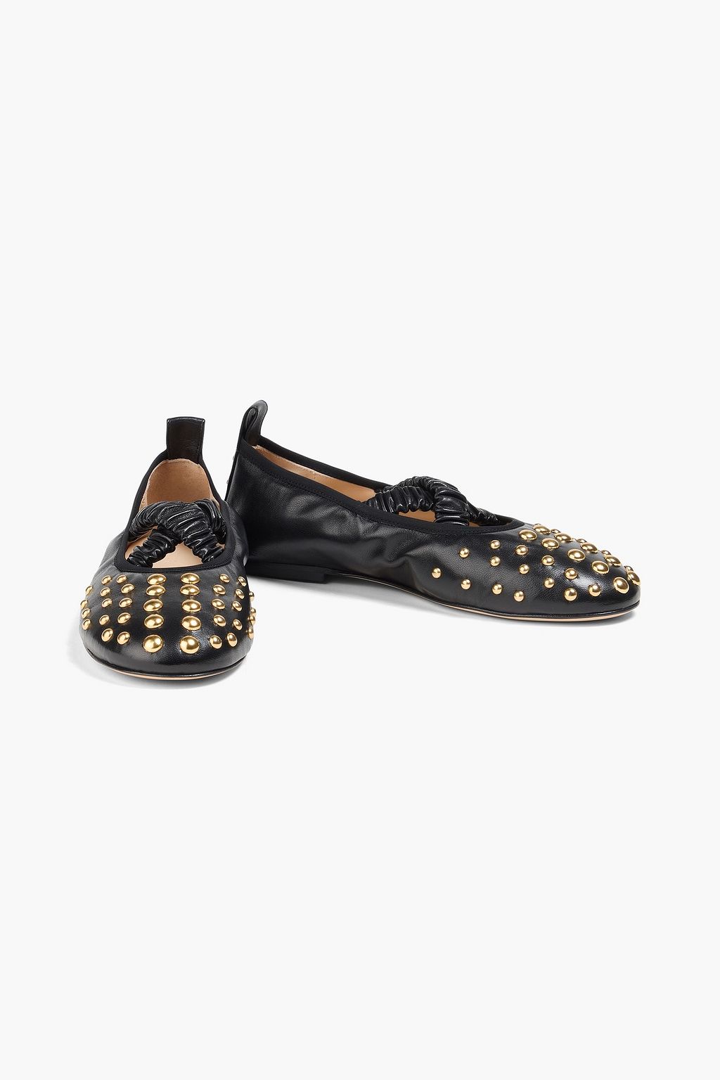 WANDLER June studded leather ballet flats