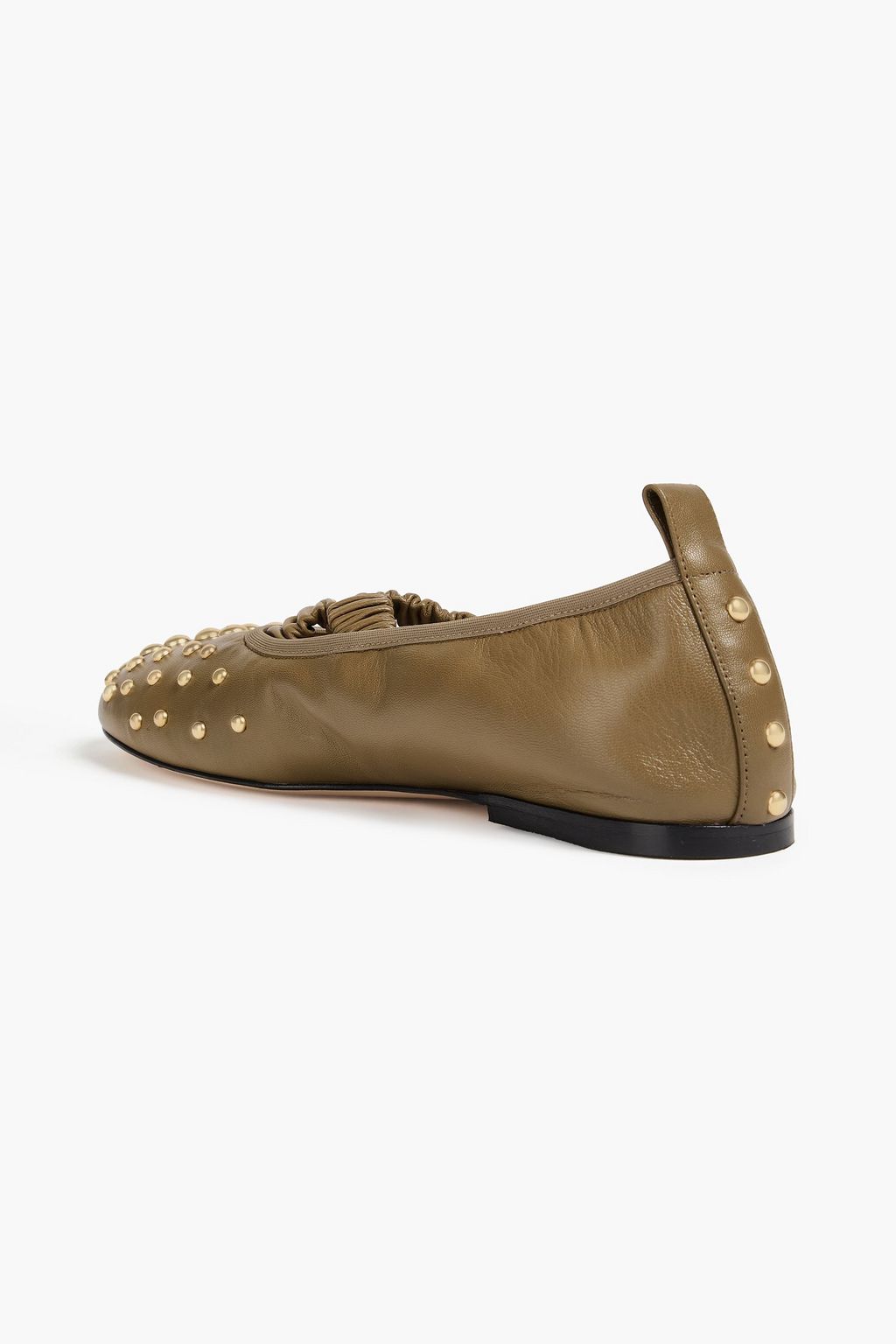 WANDLER June studded leather ballet flats