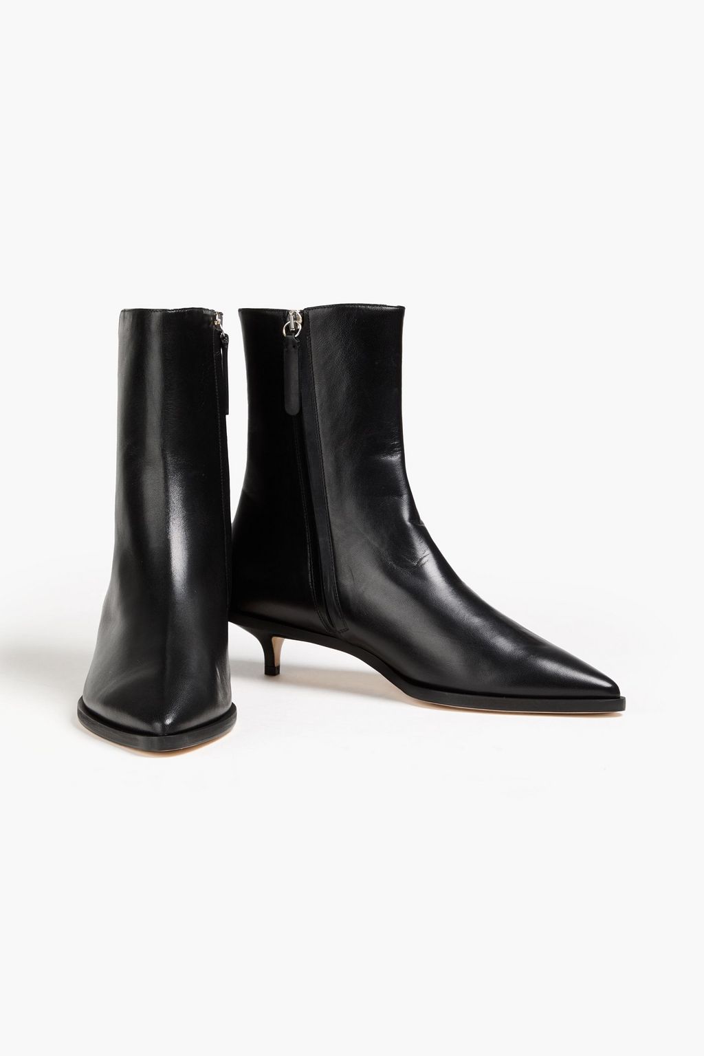 WANDLER Lila leather ankle boots