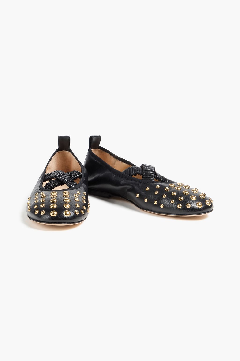 WANDLER June studded leather ballet flats