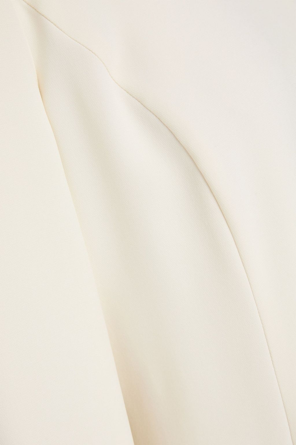 GABRIELA HEARST Carlota cape-effect pleated silk and wool-blend gown