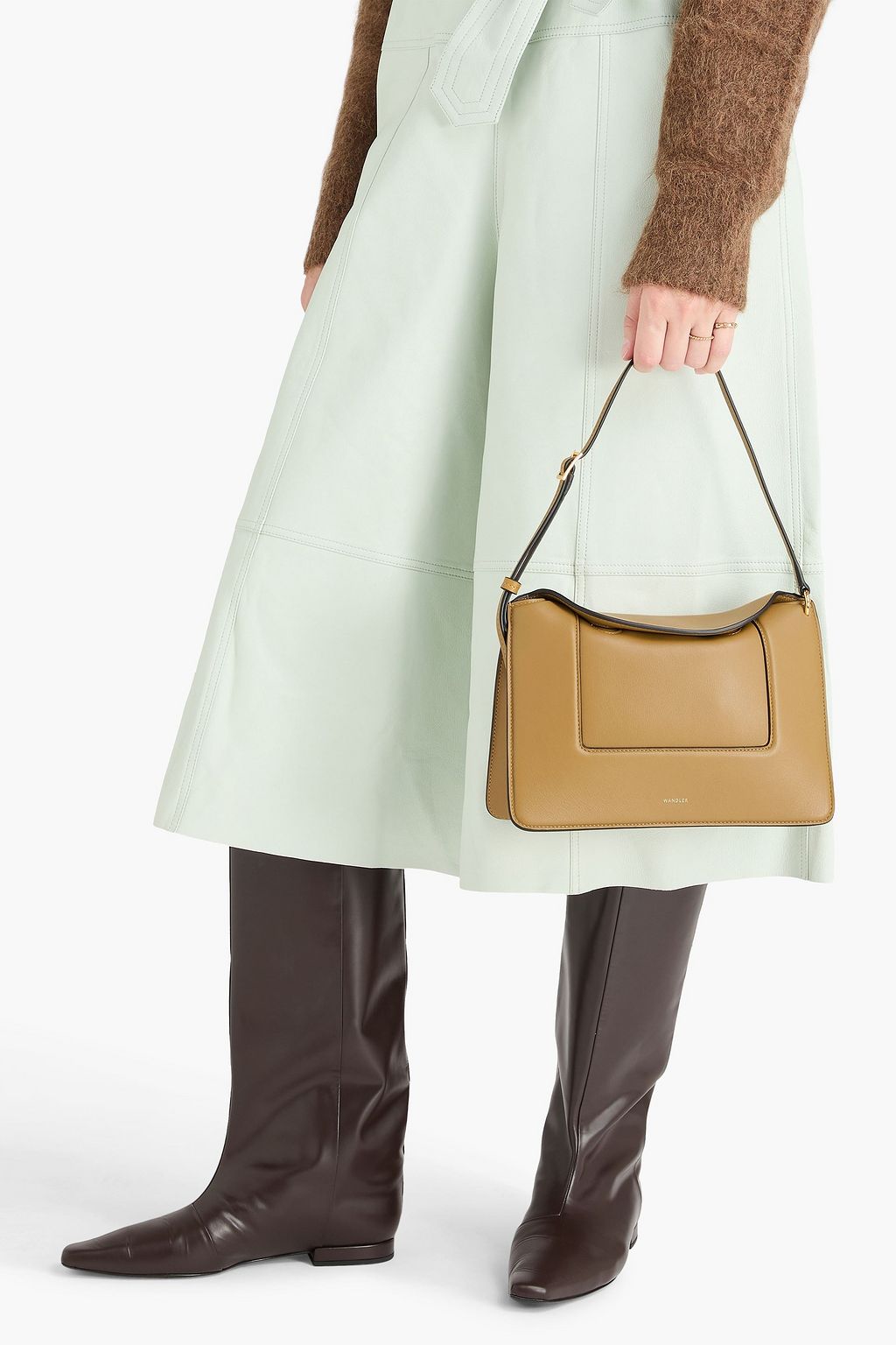 WANDLER Penelope leather shoulder bag