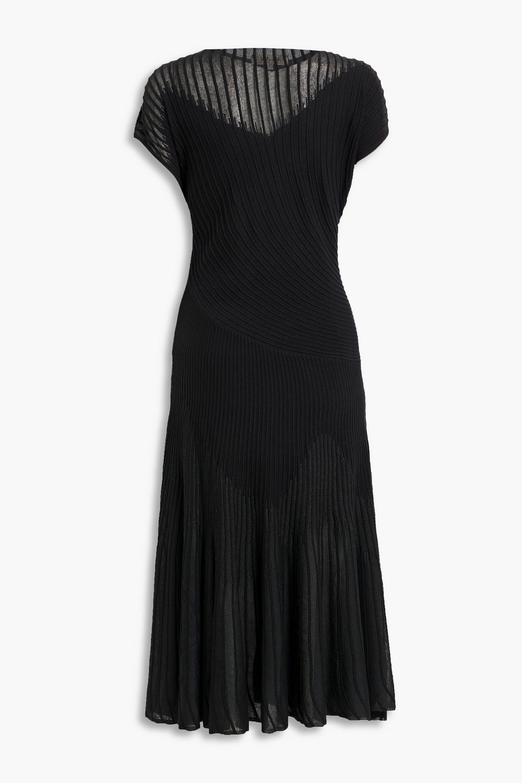 DIANE VON FURSTENBERG Rick ribbed jacquard-knit midi dress