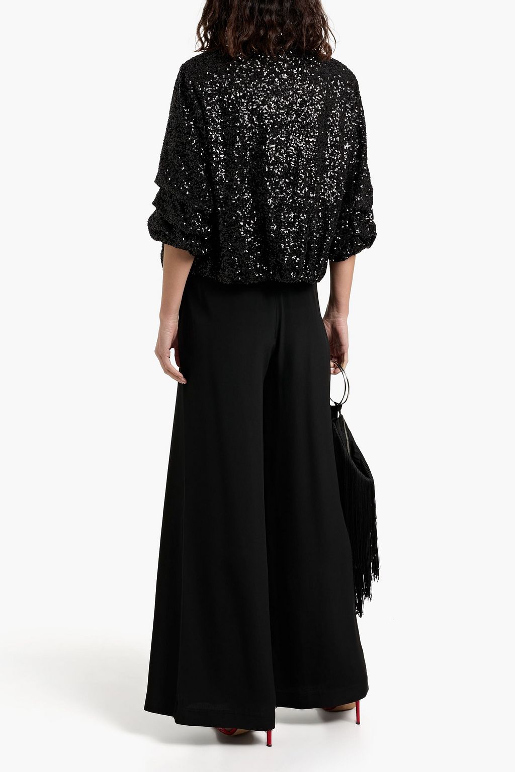 DIANE VON FURSTENBERG Laredo sequined mesh jacket