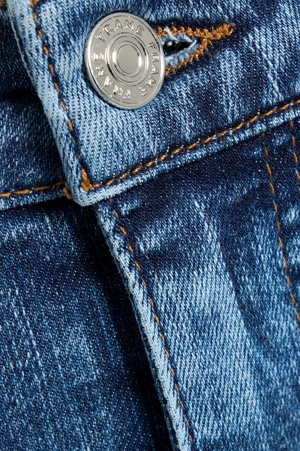 FRAME The Pencil Crop high-rise slim-leg jeans