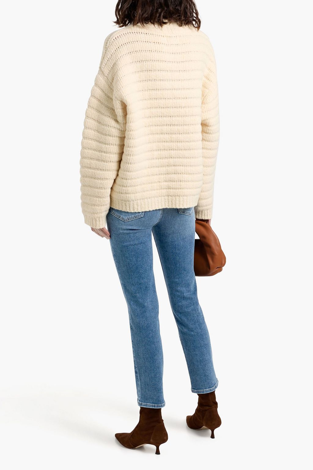 FRAME The Pencil Crop high-rise slim-leg jeans