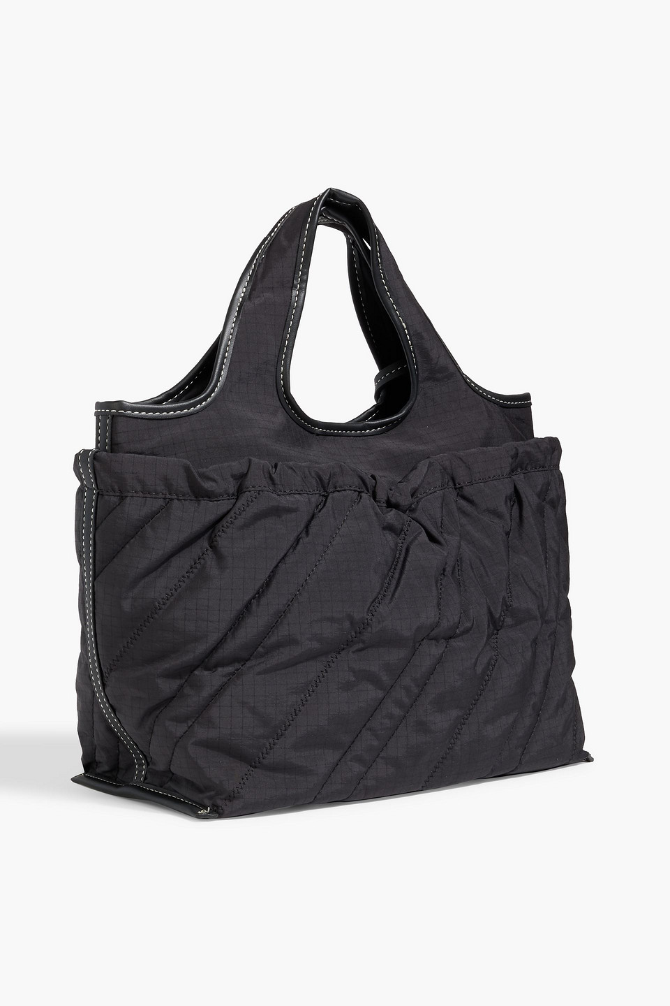 3.1 Phillip Lim Mini Market Quilted Ripstop Tote In Black