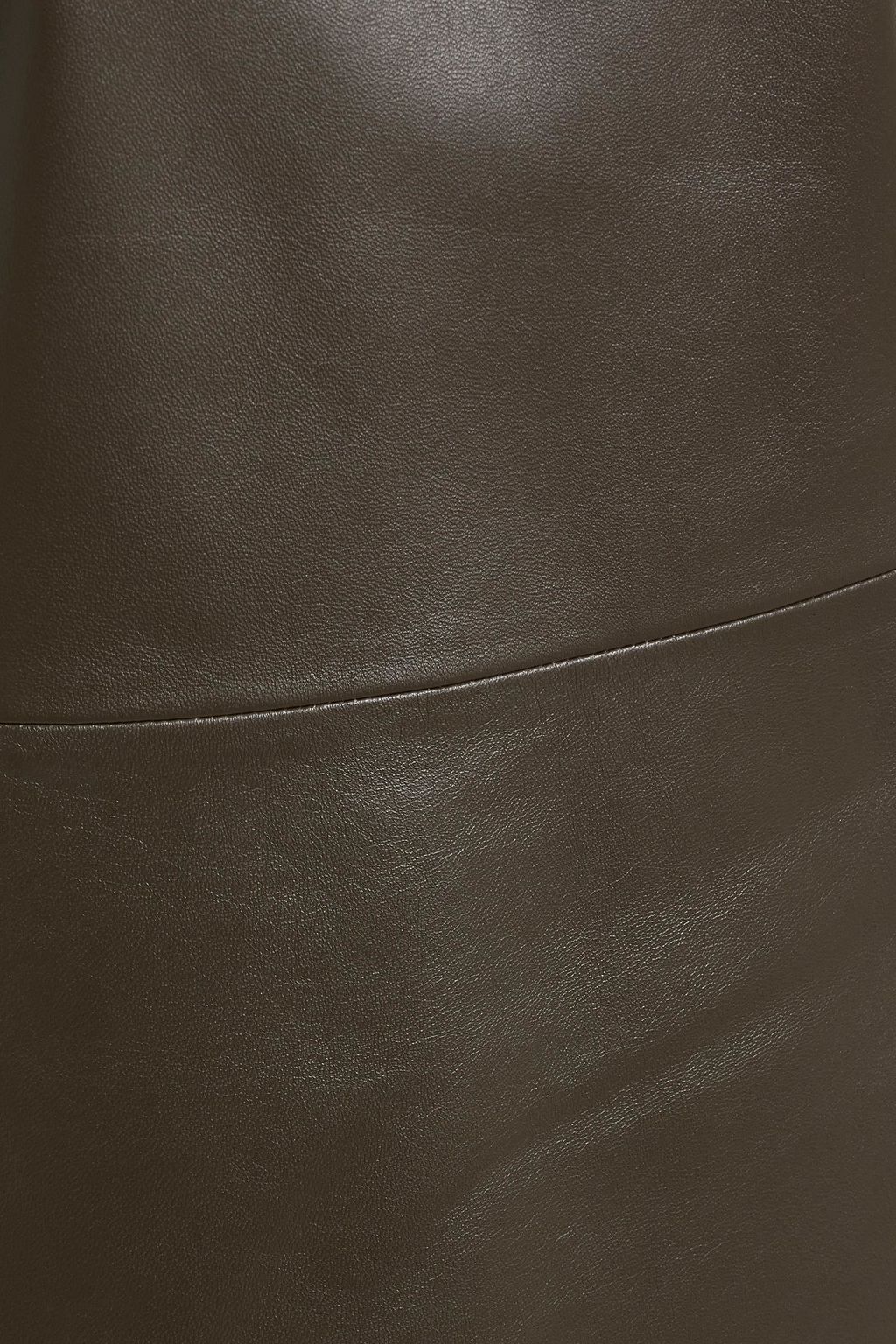 VERONICA DE PIANTE Tabitha leather mini dress