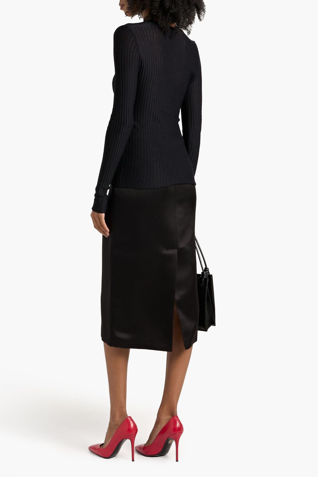VERONICA DE PIANTE Caroline ribbed-knit sweater
