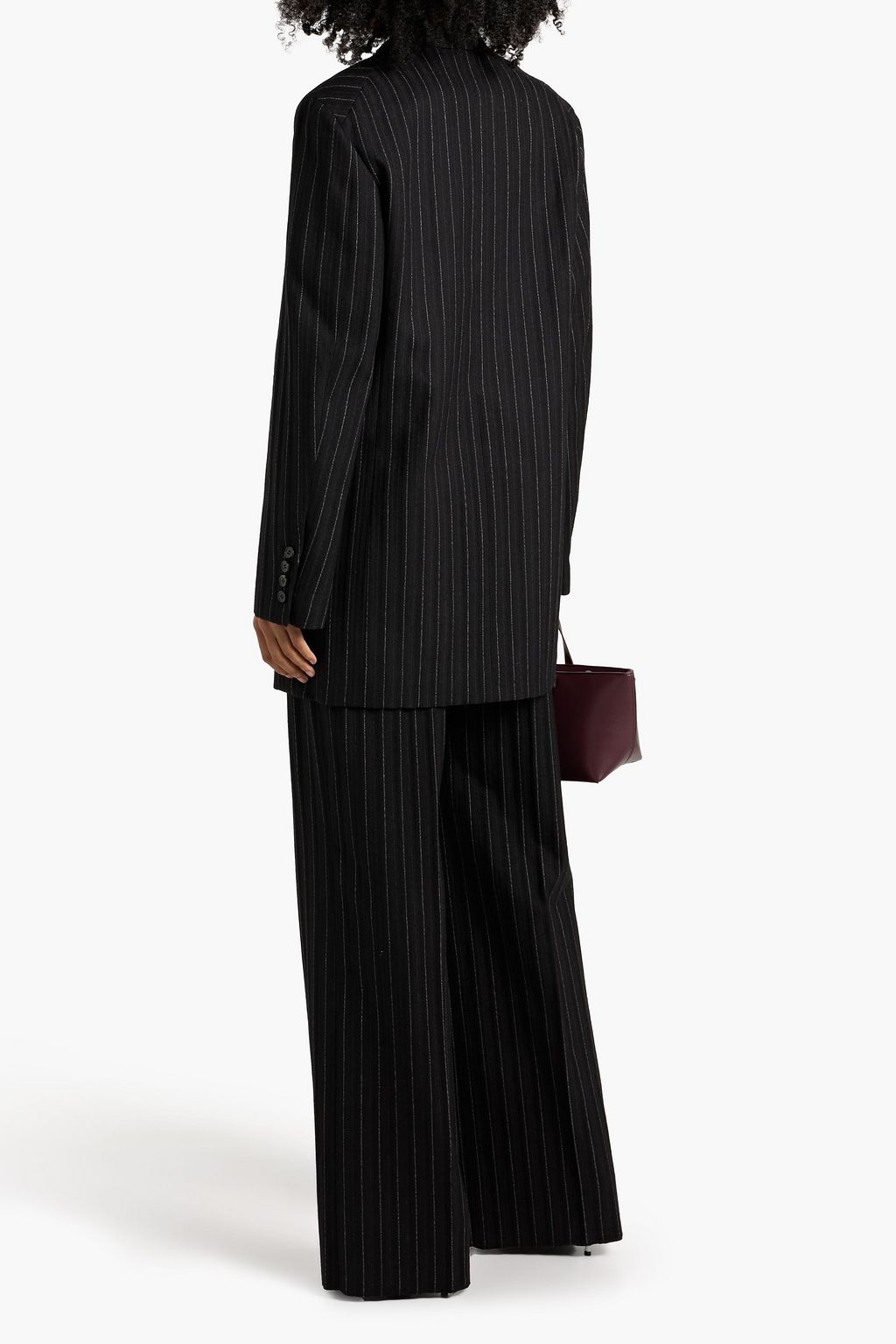 VERONICA DE PIANTE Francesco pinstriped wool blazer