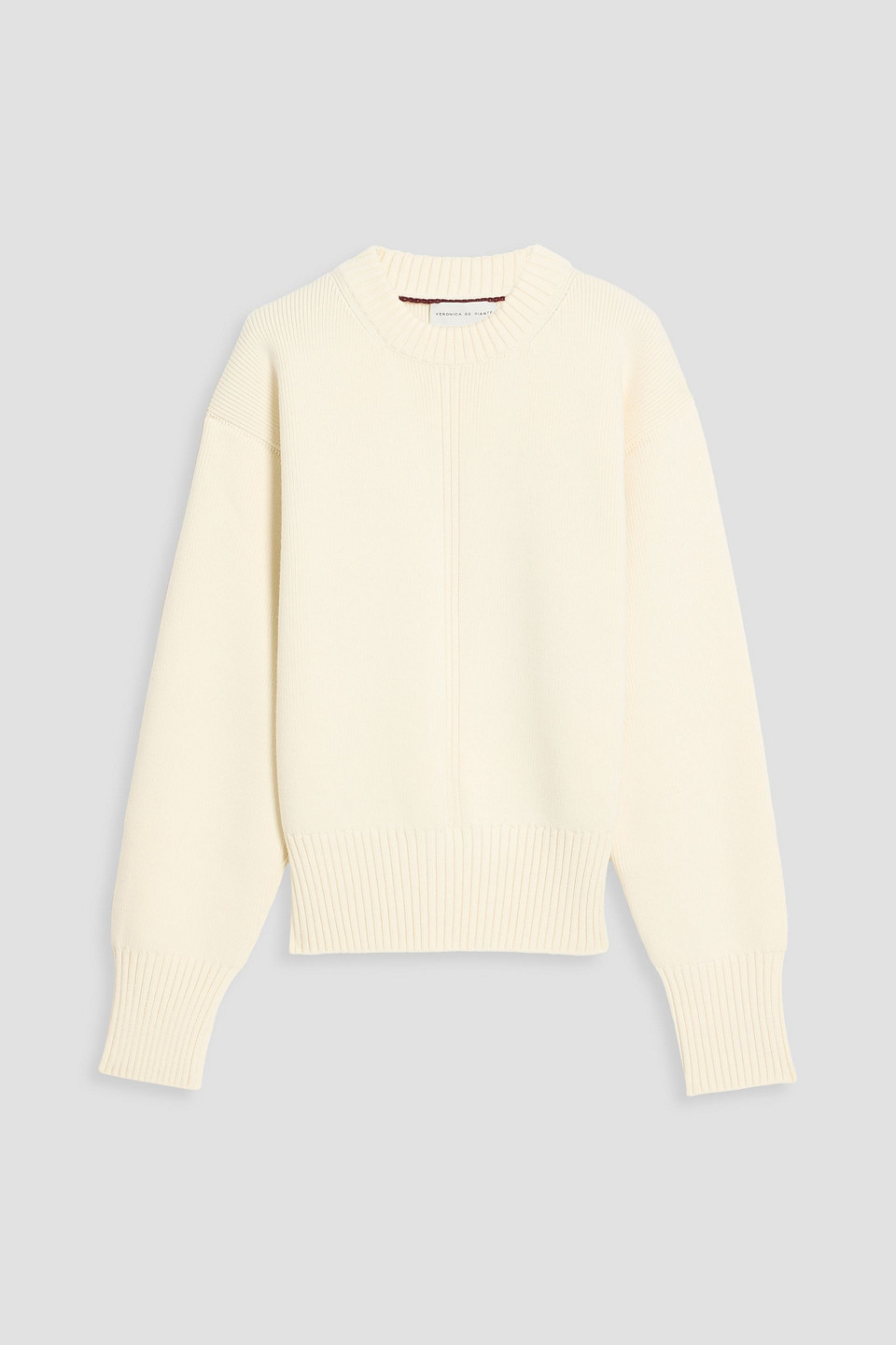 Veronica De Piante Valentina Merino Wool Sweater In Neutral