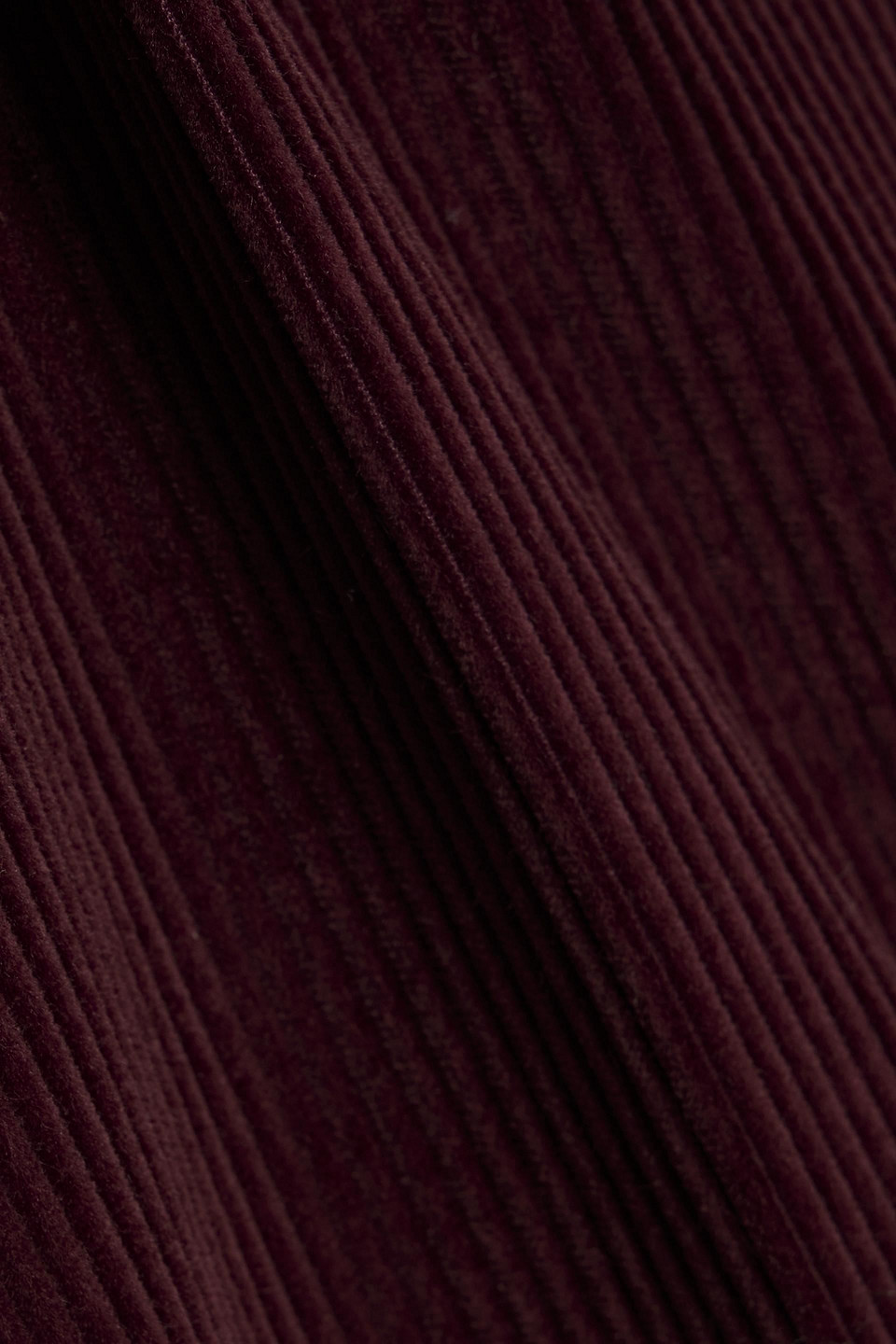 Veronica De Piante Anya Cotton-corduroy Wide-leg Pants In Burgundy