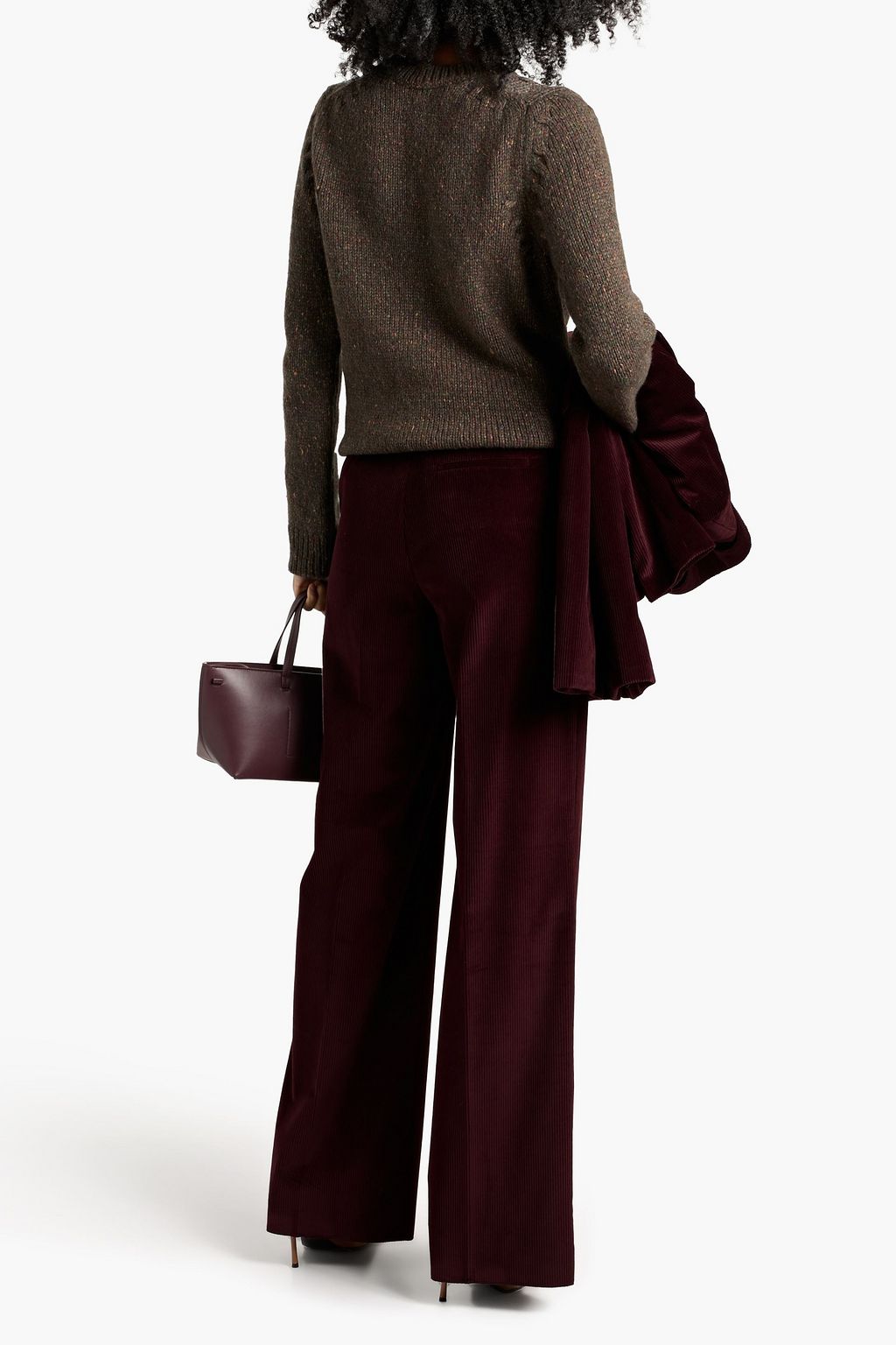 VERONICA DE PIANTE Anya cotton-corduroy wide-leg pants