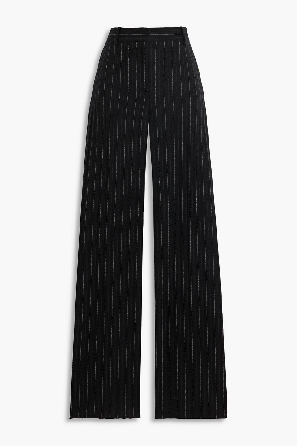 Veronica De Piante Anya Cotton-corduroy Wide-leg Pants In Black
