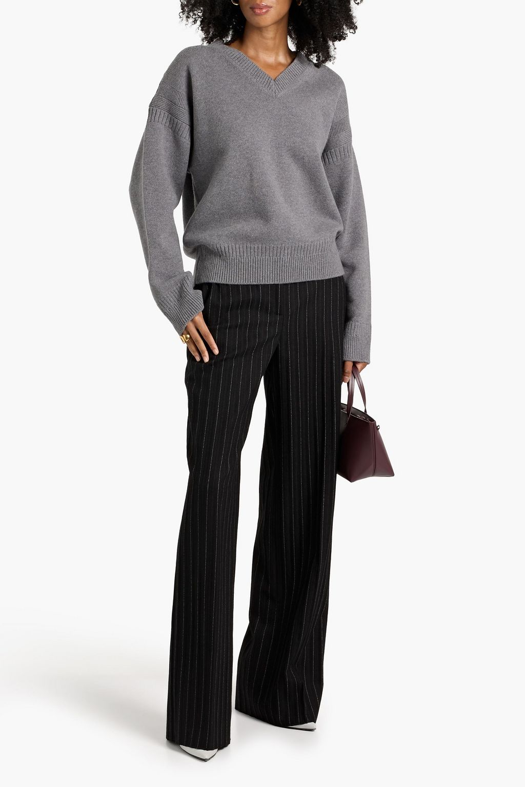 VERONICA DE PIANTE Poppy wool and cashmere-blend sweater